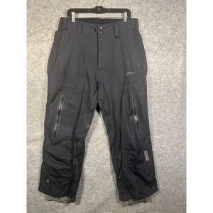 Ripzone Trilogy Mens Black Snowboard Ski Pants 20K Waterproof RECCO Honeycomb 34
